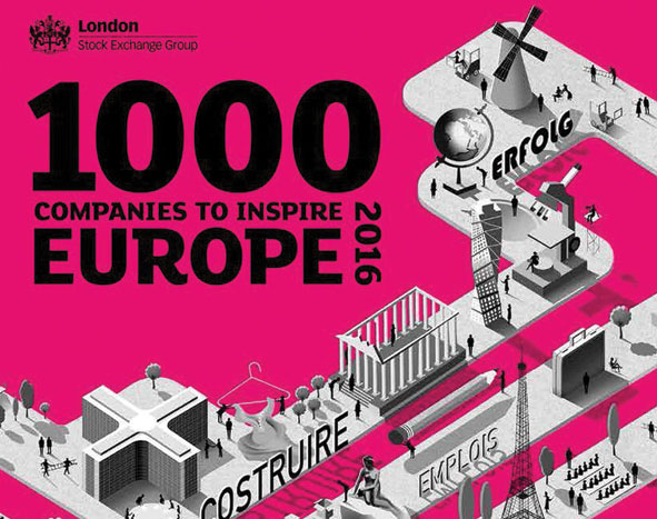 Euroeste na 1000 European Companies to Inspire 2016