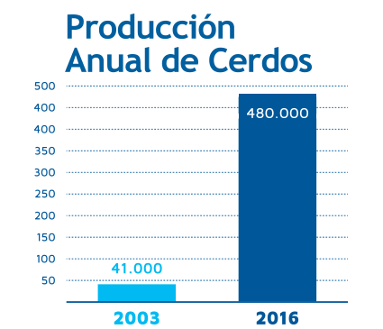 Producción Anual de Cerdos