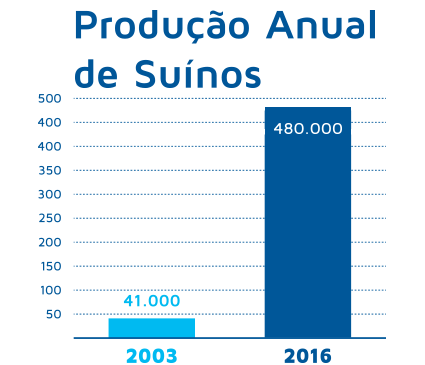 Produção Anual de Suínos